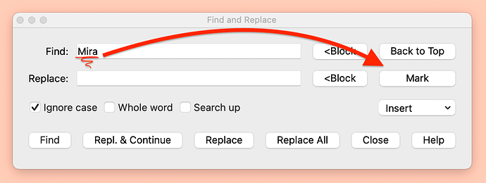 Find and Replace