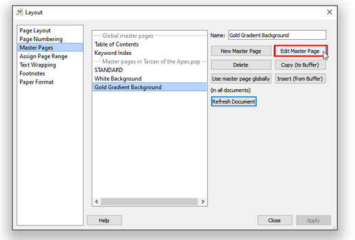 edit master page