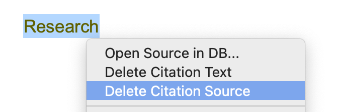 delete Citation Source